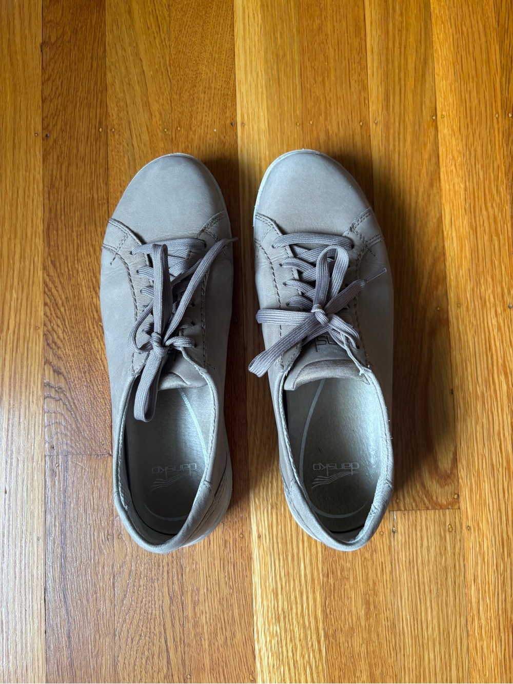 Women’s Dansko Lela Waterproof Nubuck Slip-On Sneaker Taupe